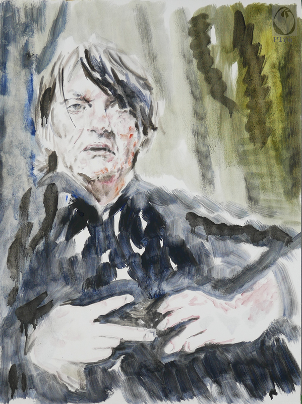 oil on canvas - olio su tela di Piro